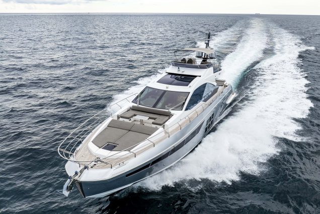 72ft Azimut “Water You Doing” luxury yacht available for charter in Miami