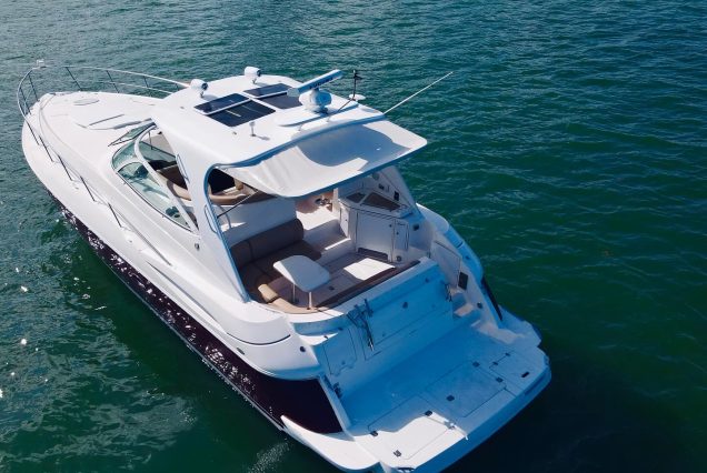 50ft Cruiser Yacht luxury boat available for charter in Miami waters