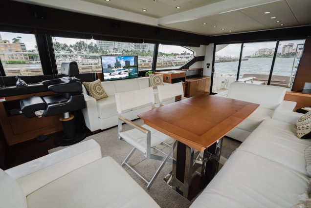 World Wide 62ft Prestige Yacht interior dining area ideal for meals and gatherings