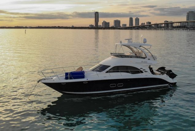 54ft Sea Ray (Sedan Bridge) premium yacht available for charter in Miami
