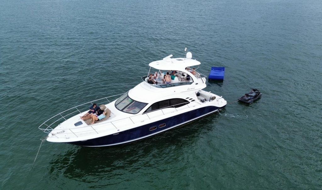 54ft Sea Ray (Sedan Bridge) premium yacht available for charter in Miami