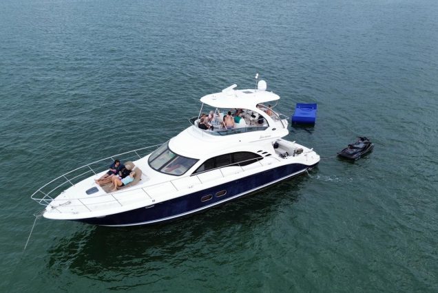 54ft Sea Ray (Sedan Bridge) premium yacht available for charter in Miami
