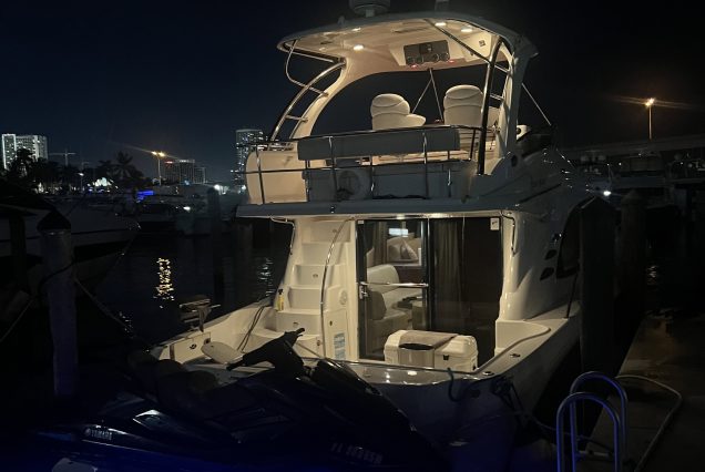 54ft Sea Ray (Sedan Bridge) premium yacht available for charter in Miami