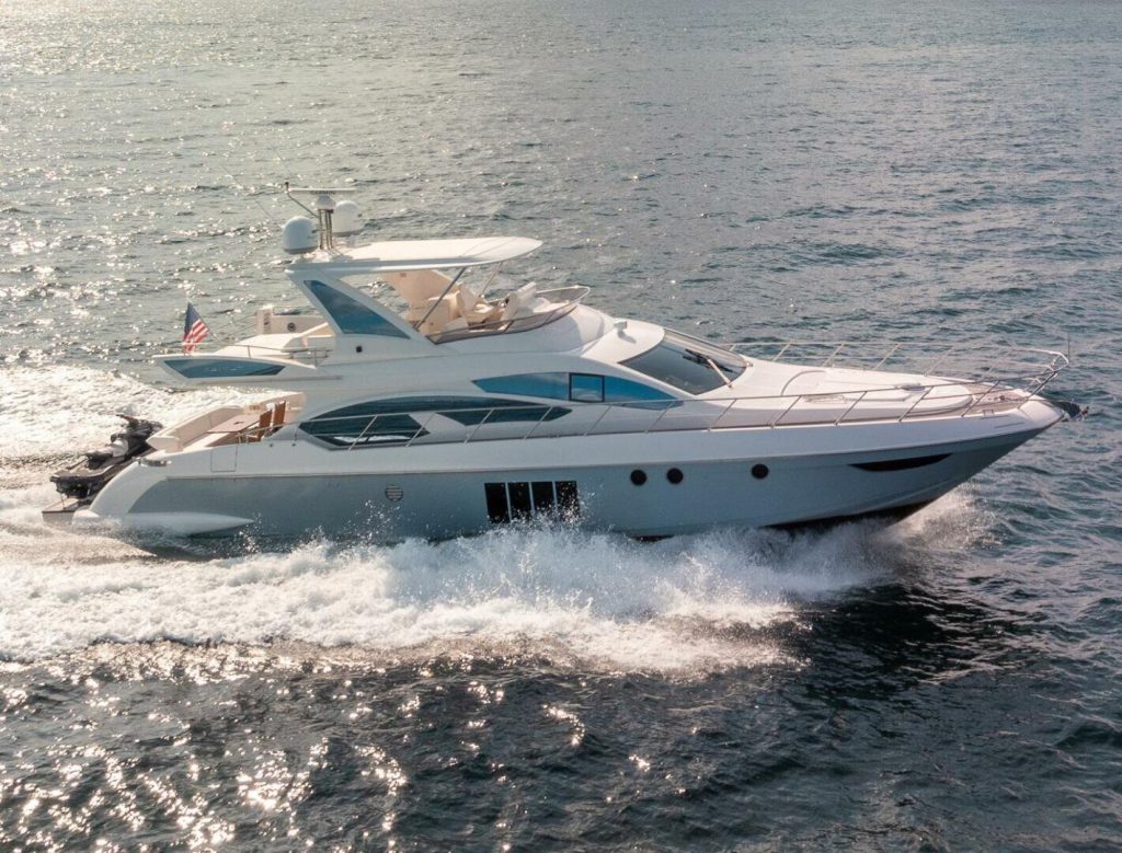 70ft Azimut WARRIOR II luxury yacht available for charter in Miami