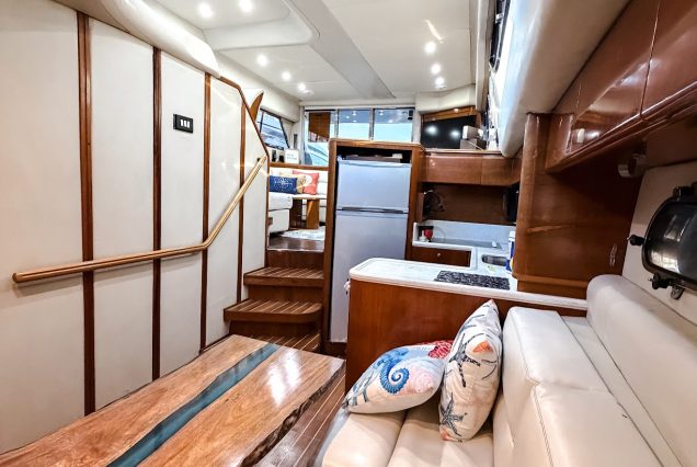 Viking Princess 55ft TA-KEE-LA Miami fully equipped galley with modern layout