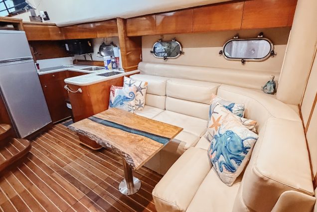 Viking Princess 55ft TA-KEE-LA Miami fully equipped galley with modern layout
