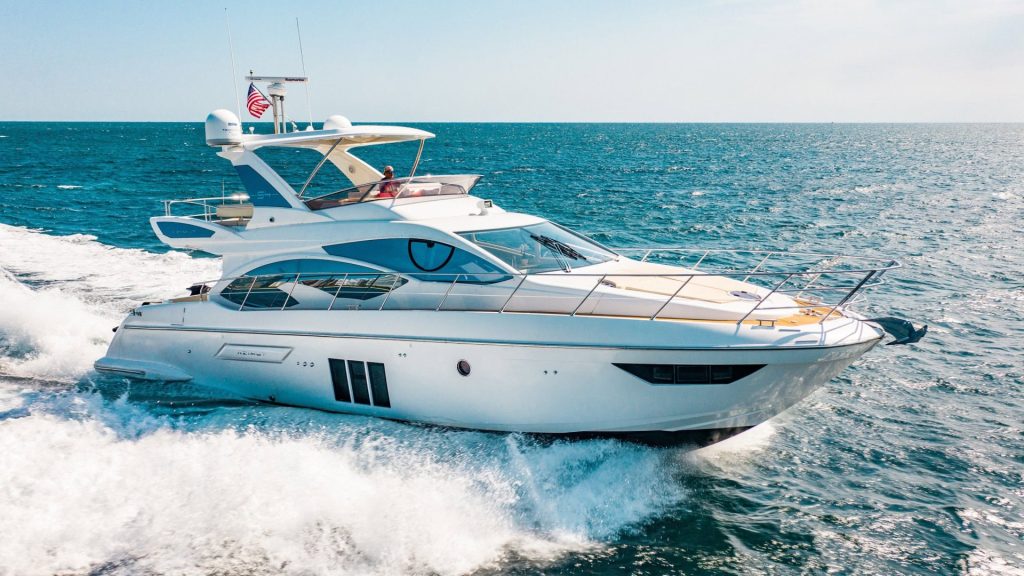 55ft Azimut “Salty At Sea” luxury yacht available for charter in Miami
