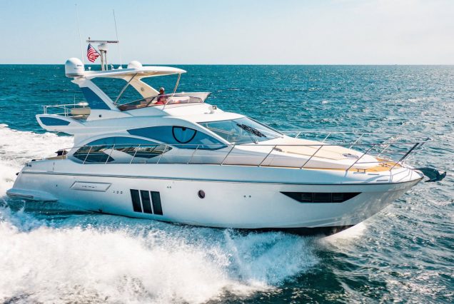 55ft Azimut “Salty At Sea” luxury yacht available for charter in Miami