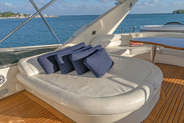 90ft Azimut Dream With Jacuzzi flybridge Miami Marina sunset cruise