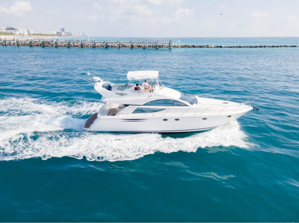 Catalaya 55ft Fairline luxury yacht available for charter in Miami