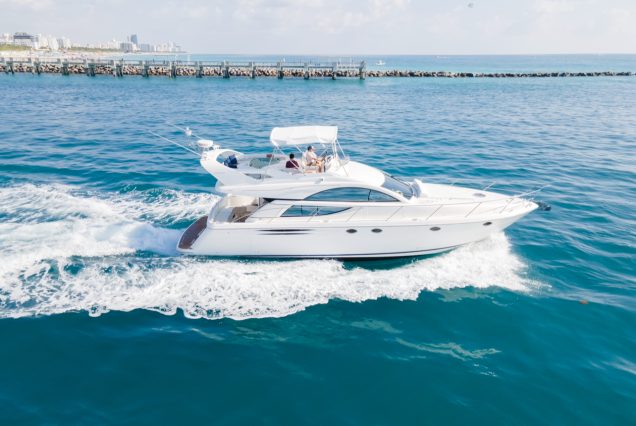 Catalaya 55ft Fairline luxury yacht available for charter in Miami