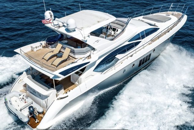 70ft Azimut “Days Like This” luxury yacht available for charter in Miami