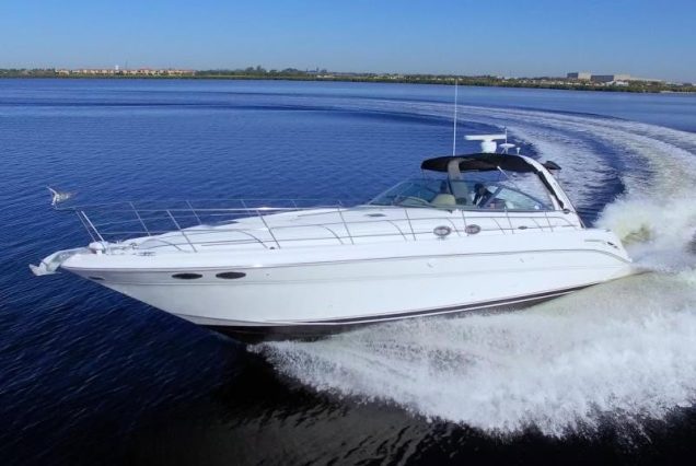 Sun-kissed 45ft Sea Ray Yacht available for charter in Miami waters
