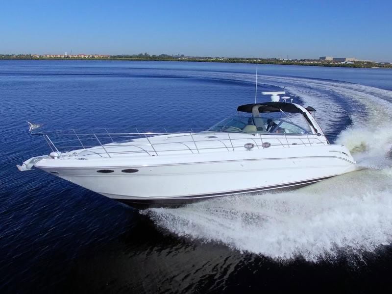 Sun-kissed 45ft Sea Ray Yacht available for charter in Miami waters