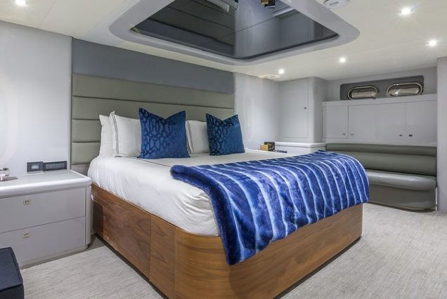 110ft Horizon “The Nirvana” spacious master bedroom offering ultimate comfort and privacy