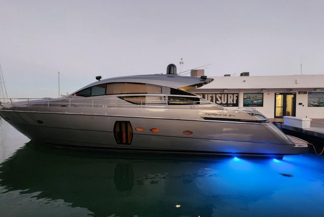 Luxury 64ft Pershing Wind Miami high-performance luxury yacht available for charter