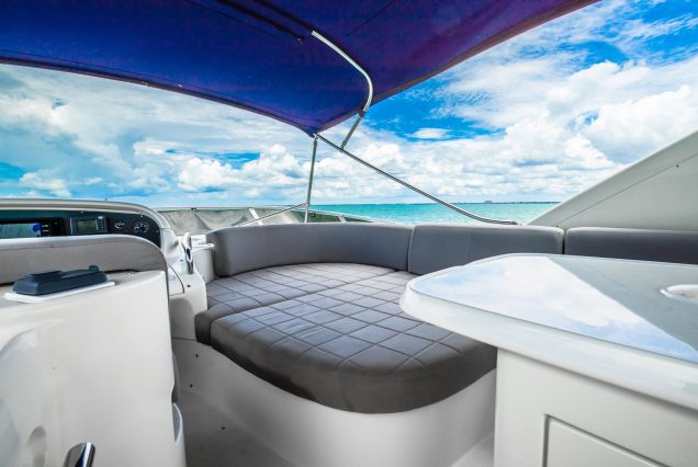 62ft Azimut Alana Rose Miami upper deck ideal for open-air cruising and relaxation