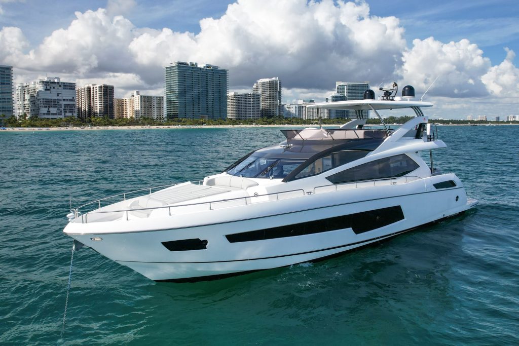 75ft Sunseeker M4 Predator Miami 2020 luxury performance yacht available for charter