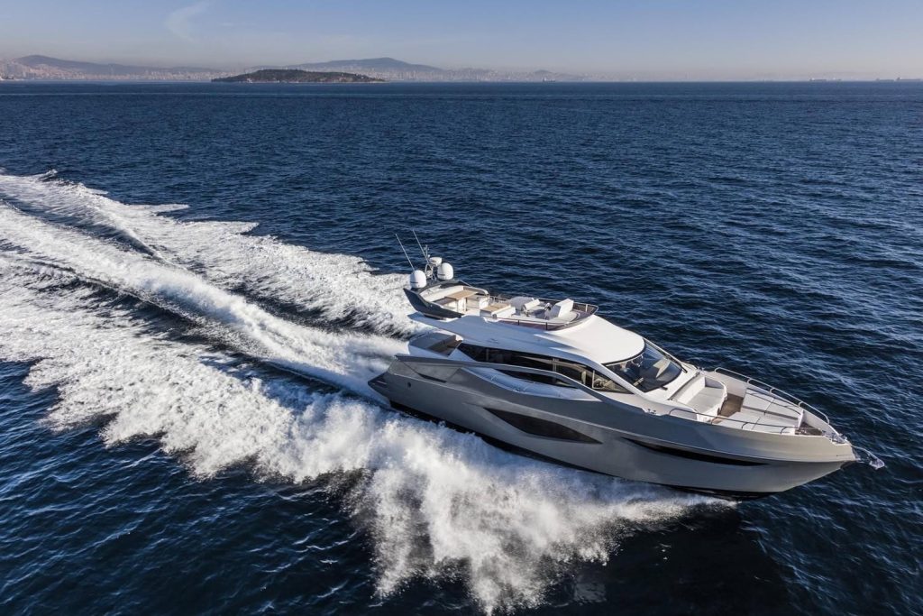 Modern 65ft Numarine Sebastian Miami luxury yacht available for charter