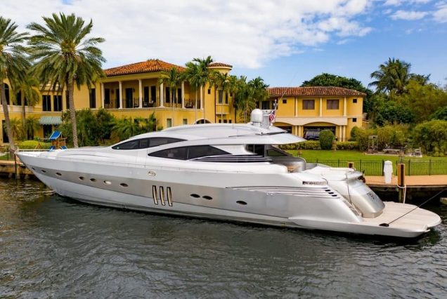 Shadow 94ft Pershing Miami luxury performance yacht available for charter