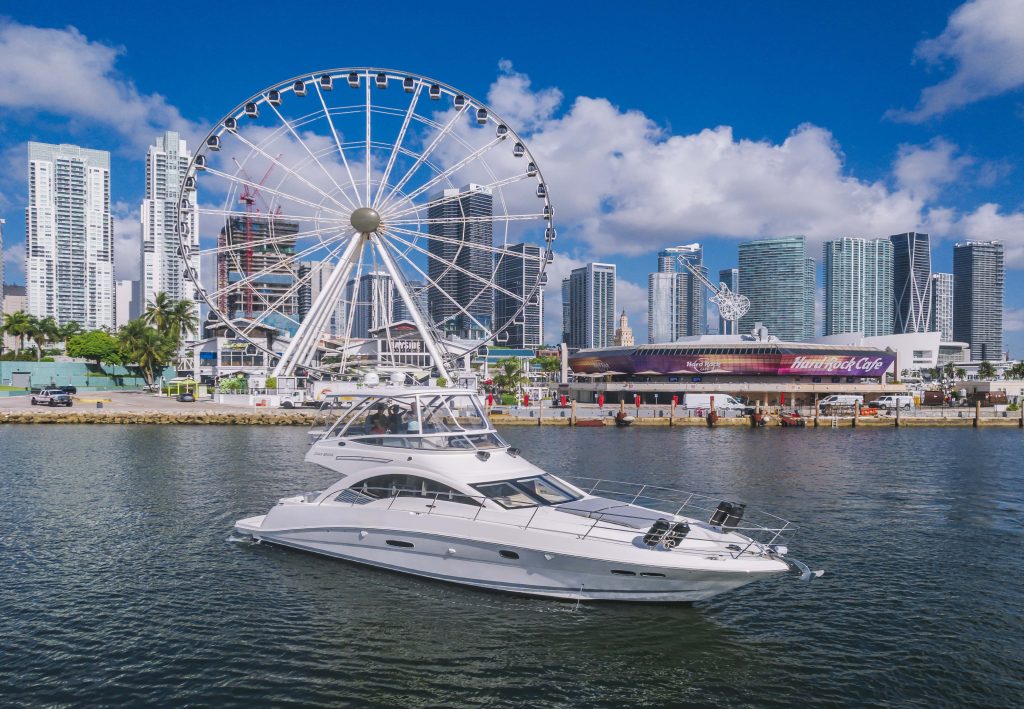 52ft Sea Ray Bridge Miami luxury yacht available for charter
