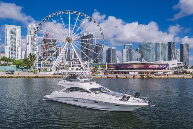 52ft Sea Ray Bridge Miami luxury yacht available for charter
