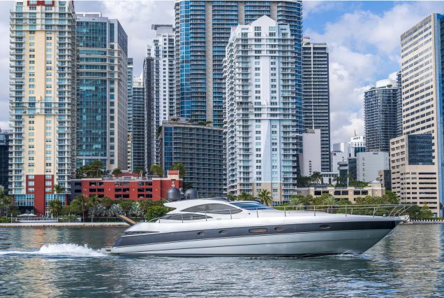 Velocity 50ft Pershing Miami luxury performance yacht available for charter