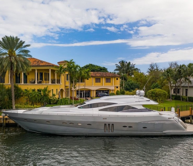 Shadow 94ft Pershing Miami luxury performance yacht available for charter