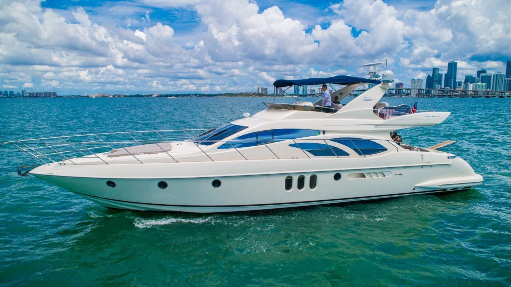 62ft Azimut Alana Rose Miami luxury yacht available for charter