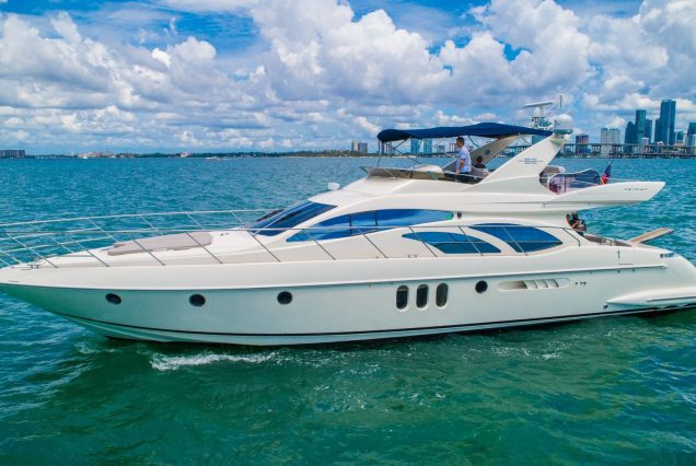 62ft Azimut Alana Rose Miami luxury yacht available for charter