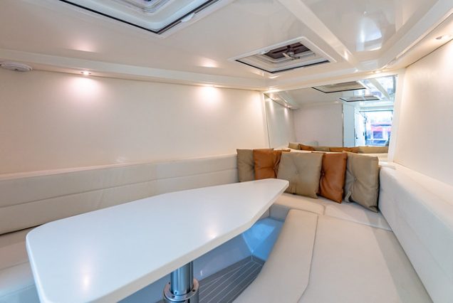 Luxury 40ft Van Dutch Miami premium seating arrangement with modern styling