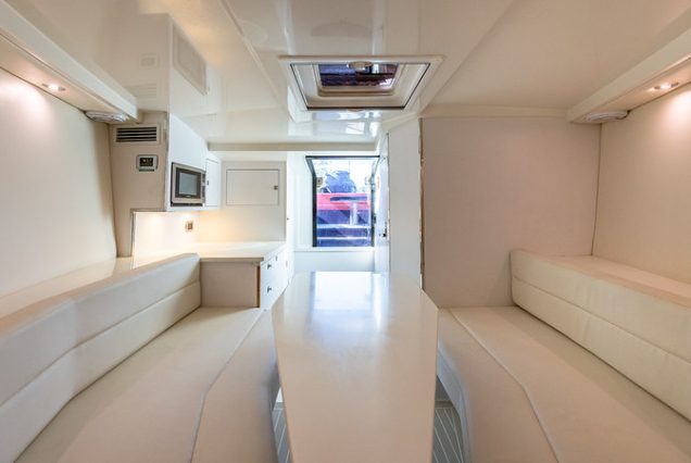 Luxury 40ft Van Dutch Miami premium seating arrangement with modern styling