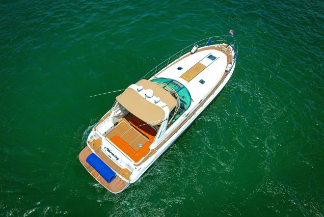 44ft Sea Ray Harmony Miami swim platform with easy water access