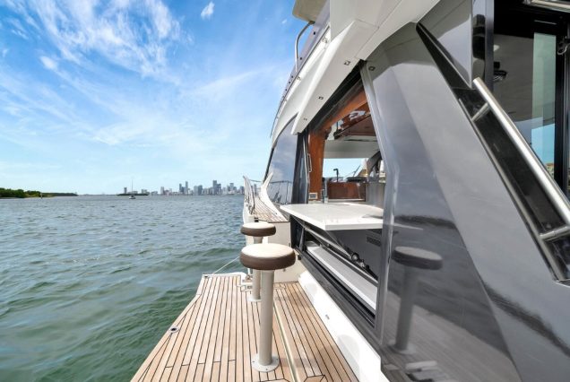 Modern 53FT Galeon Miami luxury yacht available for premium charter experiences