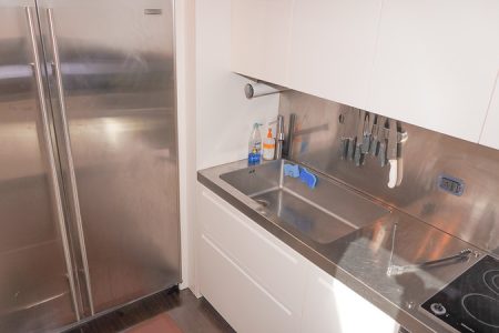 Mega 103ft Azimut SCARLET fully equipped galley with modern appliances