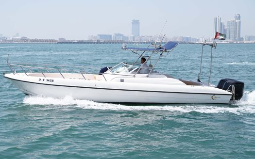 33ft Marine RSY Front Bow Deck with Dubai Marina View