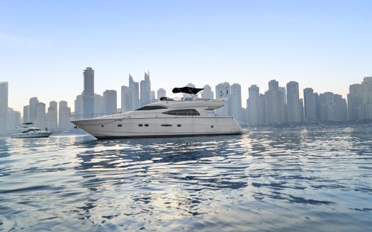 55FT Integrity with Dubai Skyline view