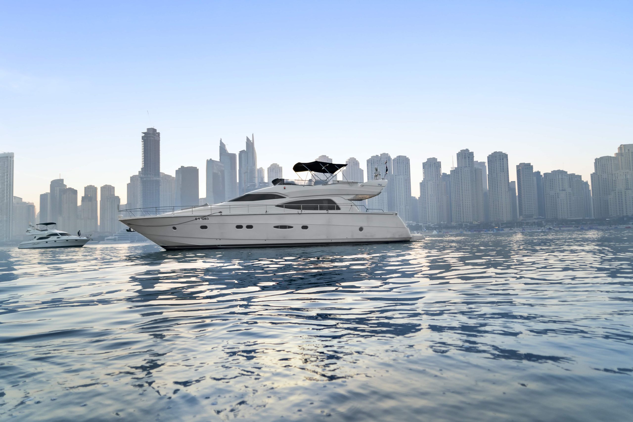 55FT Integrity with Dubai Skyline view