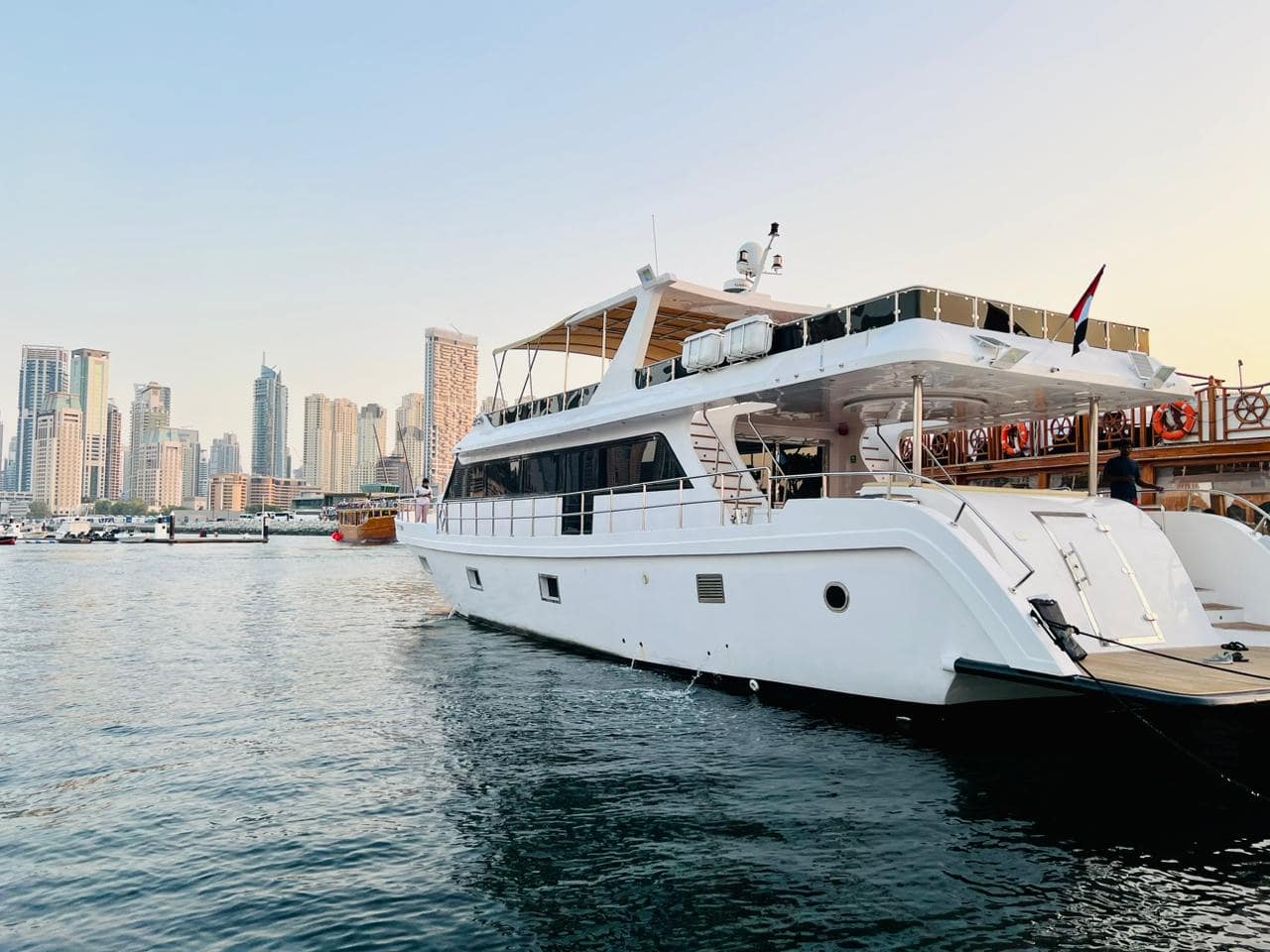 Maryam 95ft Promenade Deck and swim platform