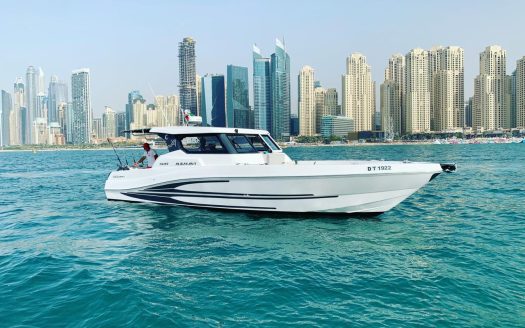 Silver Craft 36Ft Fishing Boat sailing in Dubai water