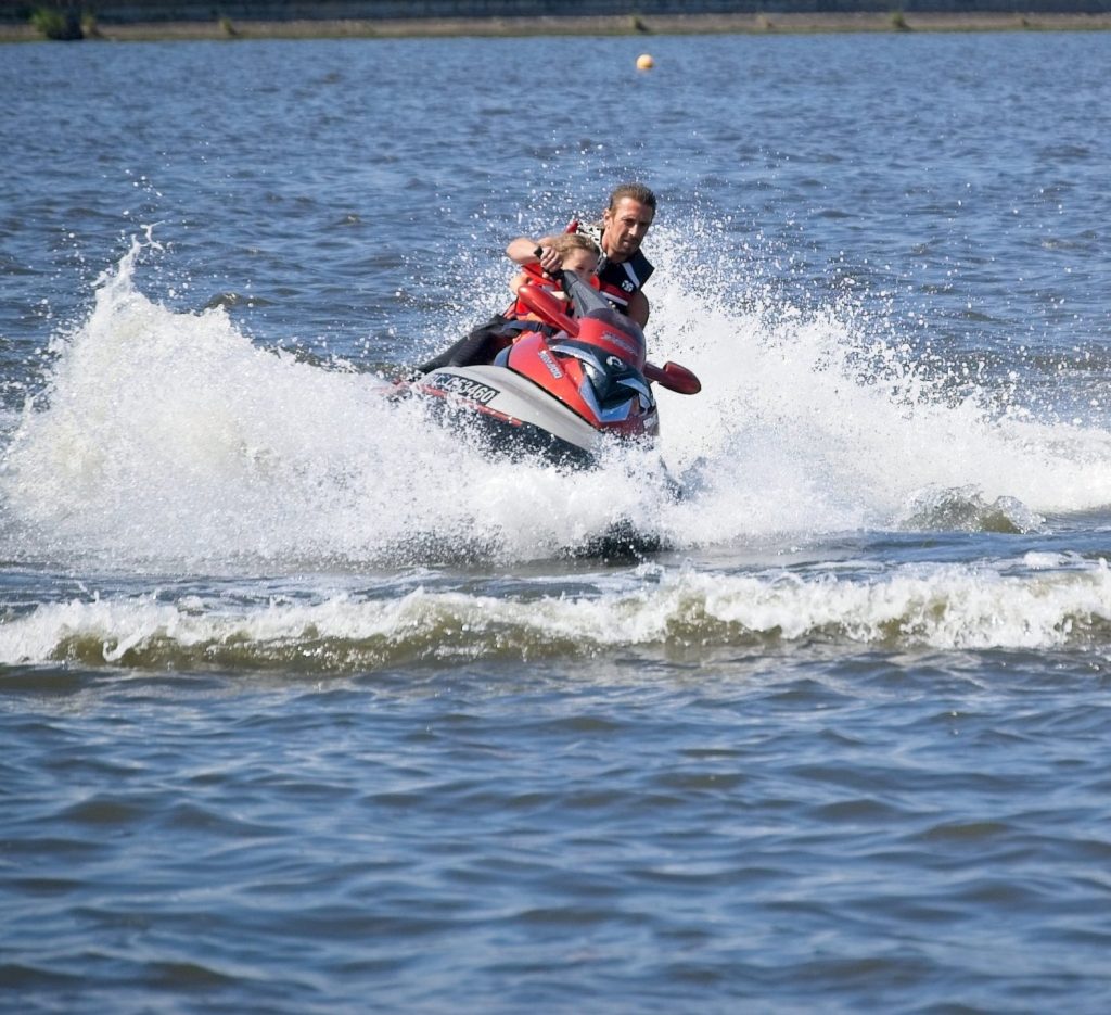 Jet ski on the water