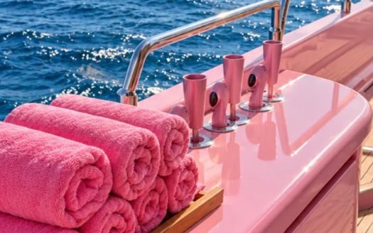 Pink 64ft Hello Kitty Yacht